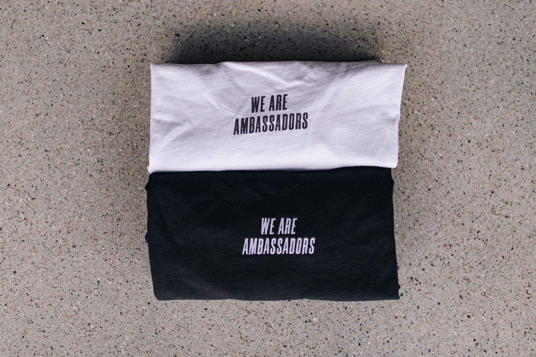 "We Are Ambassadors" T-Shirt - Black