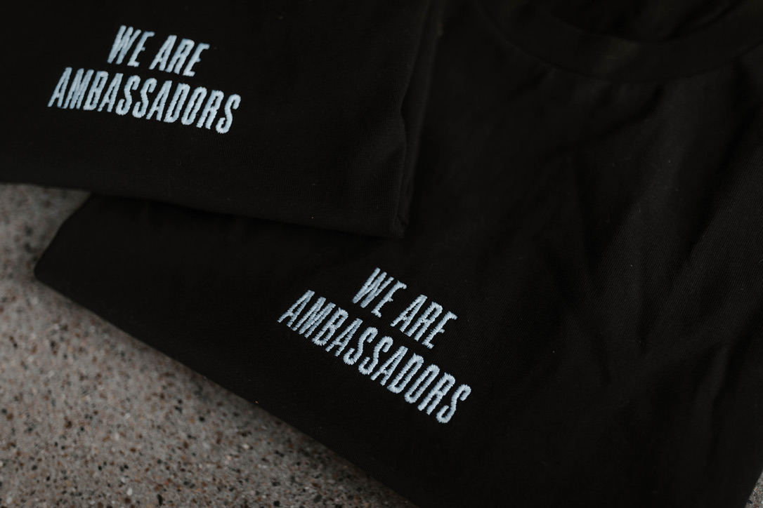 "We Are Ambassadors" T-Shirt - Black