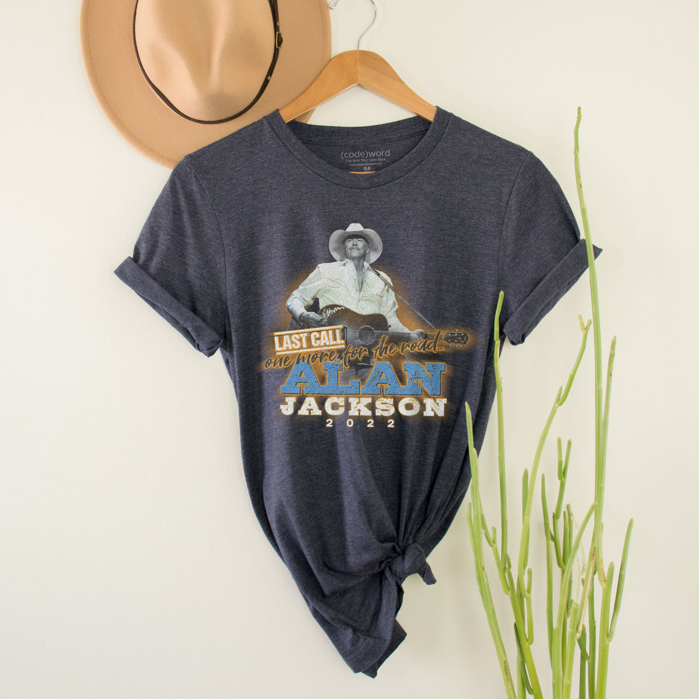 Navy Tour Shirt (Guitar Photo)