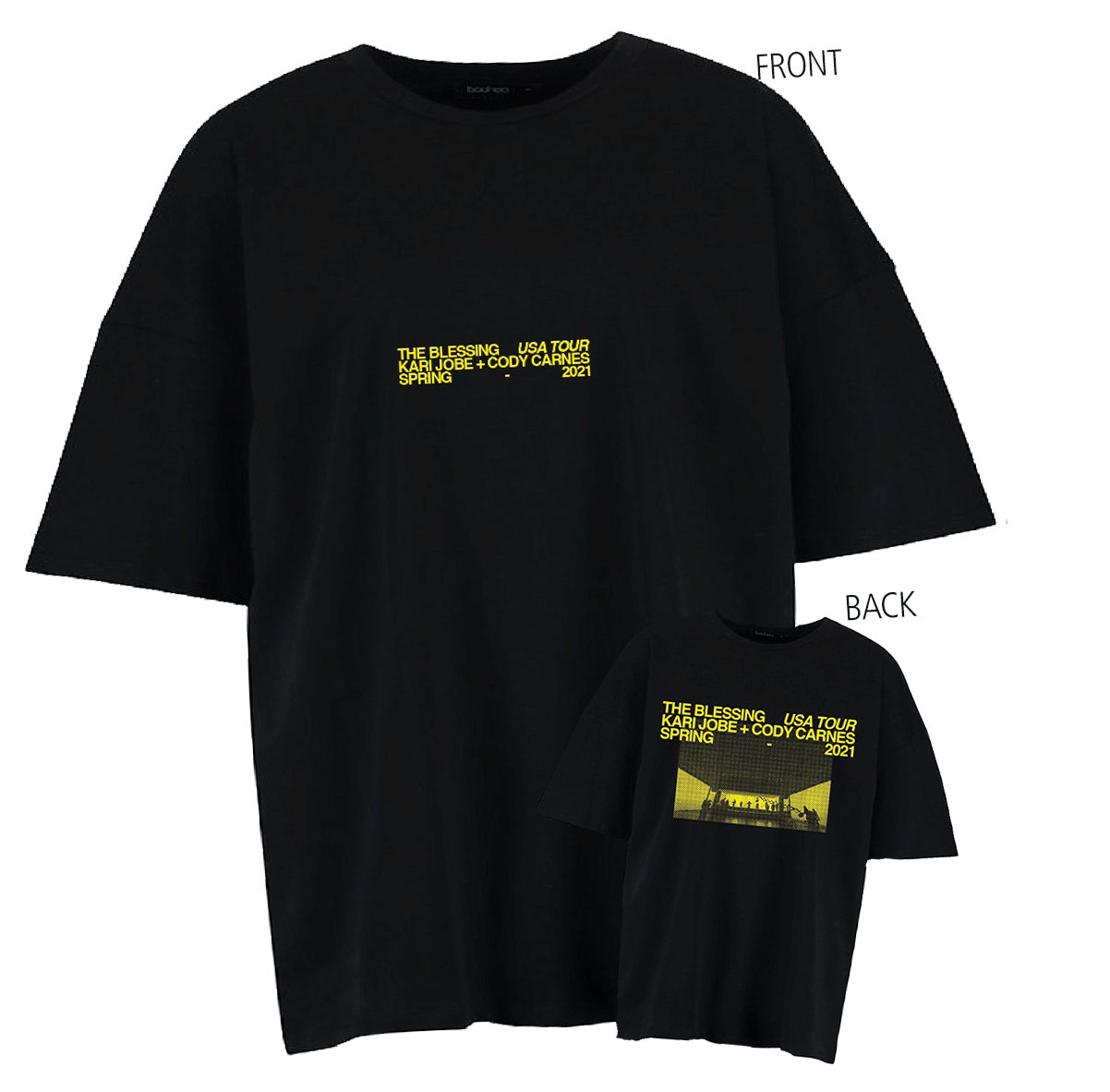  "Blessing Tour" Black  T Shirt