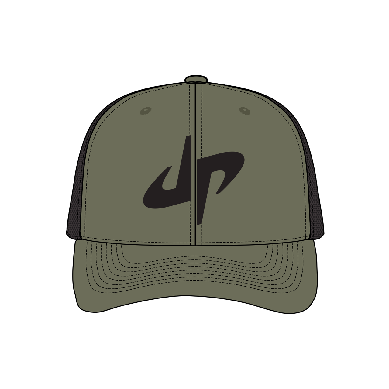 DP TRUCKER OLIVE GREEN