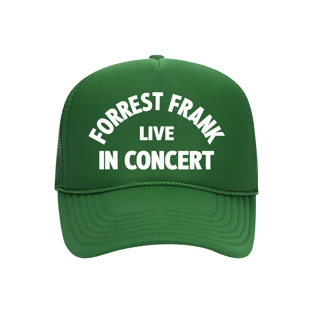 Live In Concert Green Trucker Hat