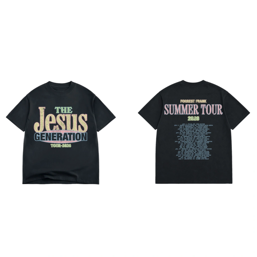 YOUTH TJG Tour Black Tee 